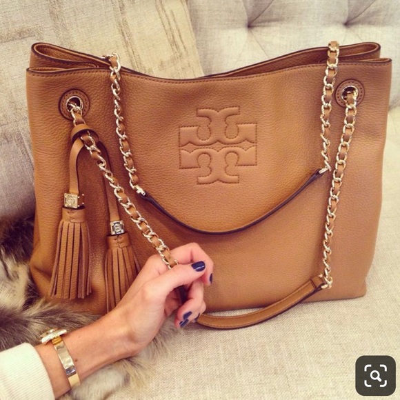 Tory Burch Handbags - Tory Burch Thea tan leather handbag